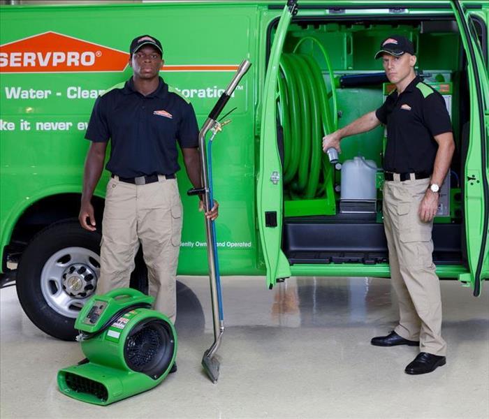 SERVPRO Equipment and technicians