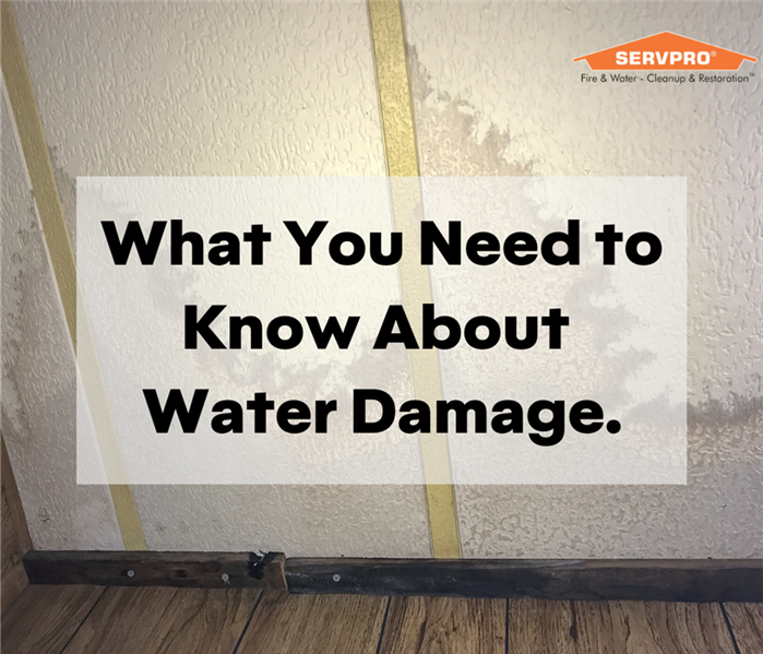 Noticeable water damage on the ceiling